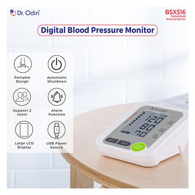 Dr. Odin Digital Blood Pressure Monitor - White (BSX516) - Blood Pressure Monitor Device