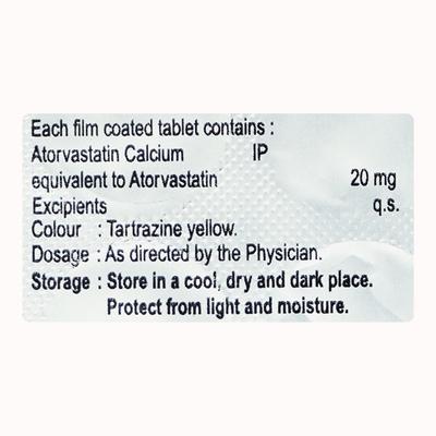 MARKTORVA 20 Tablet 10's - High Cholesterol-Dys