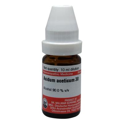Dr. Willmar Schwabe Acidum Aceticum 30 CH Drops 10 ml - Homeopathic Drops