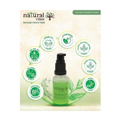 Natural Vibes Ayurvedic Tea Tree and Activated Charcoal Treatment 510 gm - Facial Kits