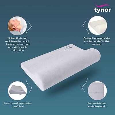 Tynor Cervical Pillow Regular (One Size Fits All) (B 08) - Pads And Pillows