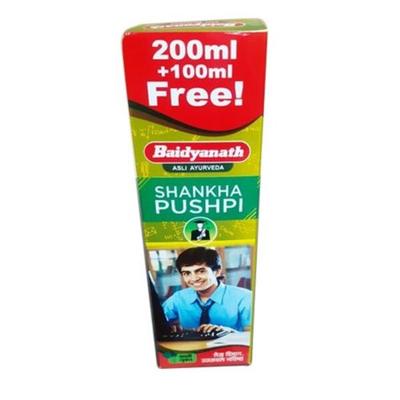 Baidyanath Shankha Pushpi Ka Sharbat Syrup (200 ml + 100 ml Free) - Speciality Medicines