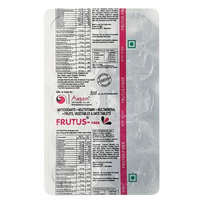 Frutus Fiber Tablet 10's - Supplements-Sup