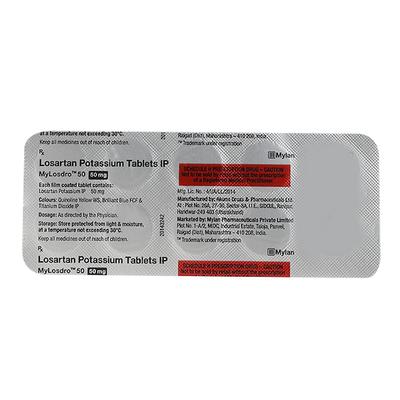 MYLOSDRO 50 Tablet 10's - Hypertension-Ang