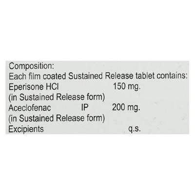 Acemyoset Tablet 10'S - Pain relief-Nsa