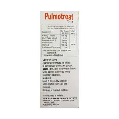 PULMOTREAT Syrup 100ml - Supplements-Sup