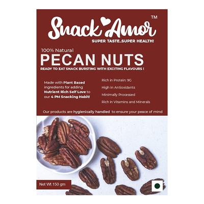 Snack Amor Pecan Nuts 150 gm - Nutritional Bars