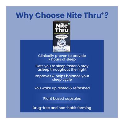 Nitethru Advanced Sleep Aid Capsule 30's - General Health