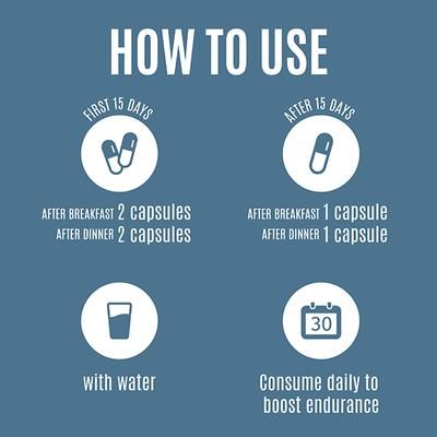 AADAR Endure 500 mg for Vigor that Lasts Capsule 60's - Sexual Healthcare