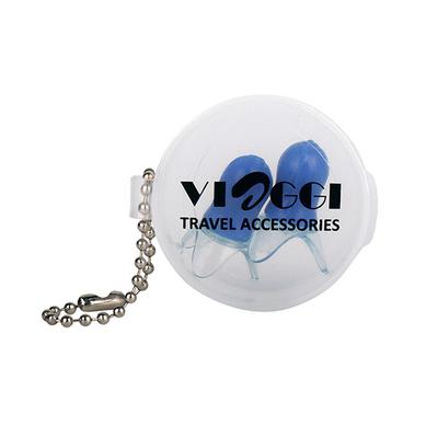 VIAGGI New Silicon Ear Plug - Transparent Blue - Pads And Pillows