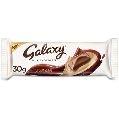 Galaxy Milk Chocolate Bar - Smooth Milk 30 gm - Nutritional Bars