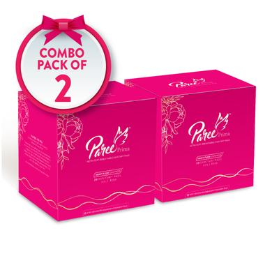 Paree Prima Ultrasoft Heavy Flow Sanitary Pads (XXL) (Pack of 2 x 20's) - Sanitary Napkins