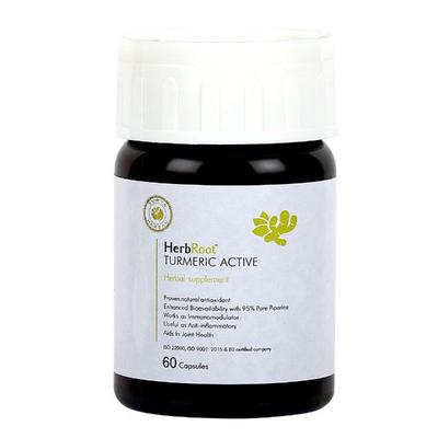 Surya Herbal HerbRoot Turmeric Active Capsule 60's - Pure Herbs