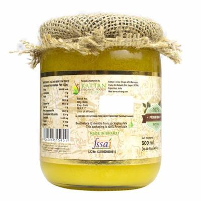 Nutriorg Desi Gir Cow Ghee 500 ml - Health Products