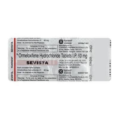 Sevista 60mg Tablet 10'S - Contraception-Ora
