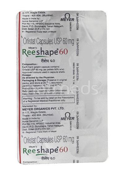 Reeshape 60mg Capsule 10'S - Obesity