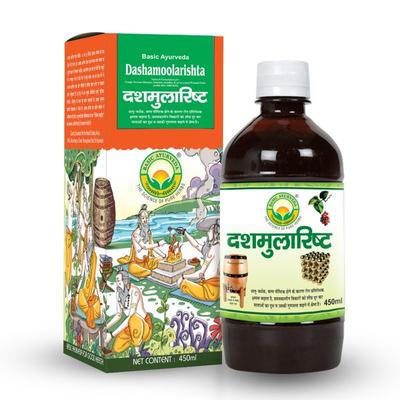 Basic Ayurveda Dashamoolarishta Liquid 450 ml - Speciality Medicines
