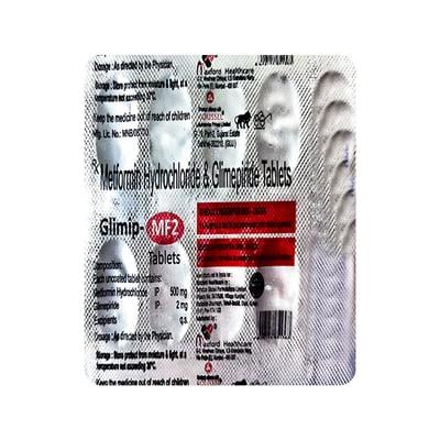 GLIMIP MF 2 Tablet 10's - Diabetes-Ant