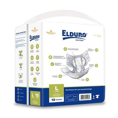 Elduro Adult Diaper (L) 10's - Adult Diapers & Pads