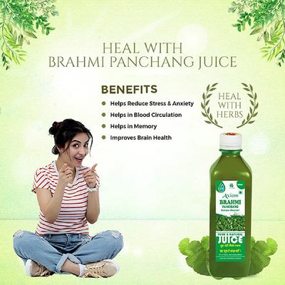 Axiom Brahmi Panchang Juice 500 ml - Ayurvedic Juices