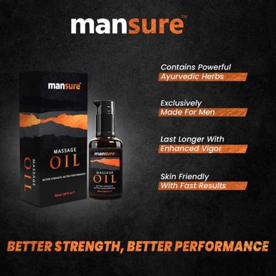 Mansure Massage Oil for Men 30ml - Intimate Oil