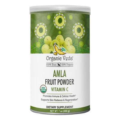 Organic Veda Fruit Powder - Amla & Vitamin C 200 gm - Pure Herbs