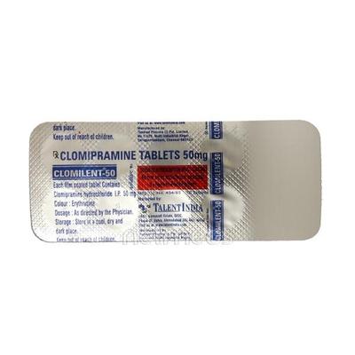 Clomilent 50mg Tablet 10'S - Depression-Ant