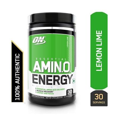 Optimum Nutrition (ON) Amino Energy Lemon Lime 30 Servings 300 gm - Amino Acids