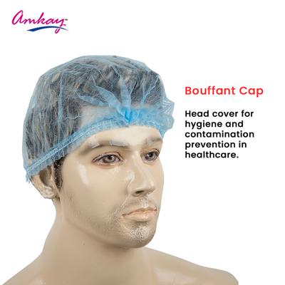 Amkay Cap Non Woven Bouffant Cap 100's - Ppe