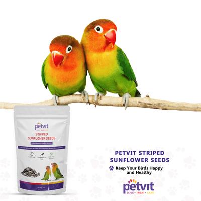 Petvit Striped Sunflower Seeds 1000 gm - Petfood