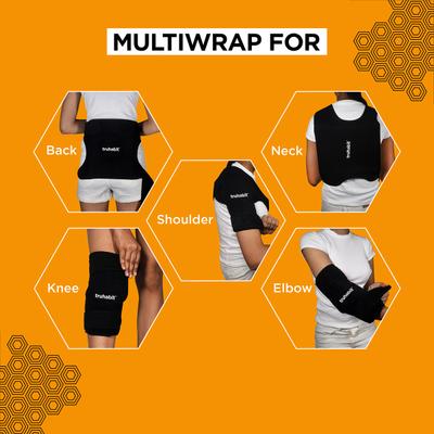 TruHabit Hot & Cold Therapy Multiwrap - Abdomen/Neck/Arm/Elbow Supports