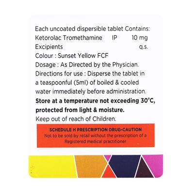 DOLKET RAPID Dispersible Tablet 15's - Pain relief-Nsa