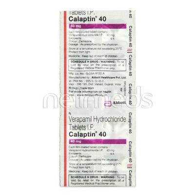 Calaptin 40mg Tablet 10'S - Hypertension-Cal