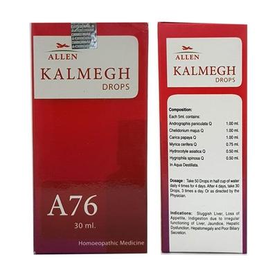Allen A76 Kalmegh Drops 30 ml - Homeopathic Drops