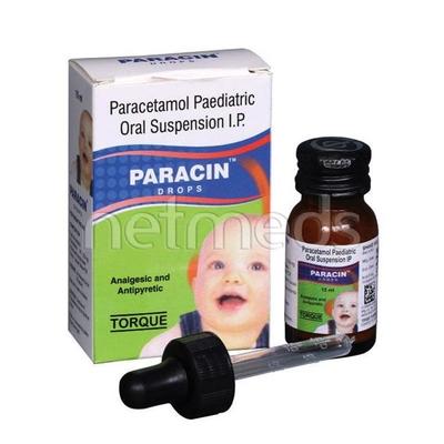Paracin Paediatric 100mg Drops 15ml - Fever-Ana