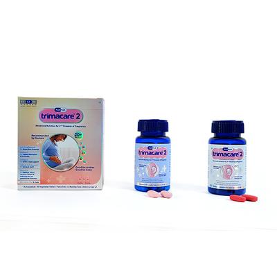 Plus Plus Lifesciences Trimacare 2 Veg Tablet (Morning 30's + Evening 30's) - Nutritional Supplements