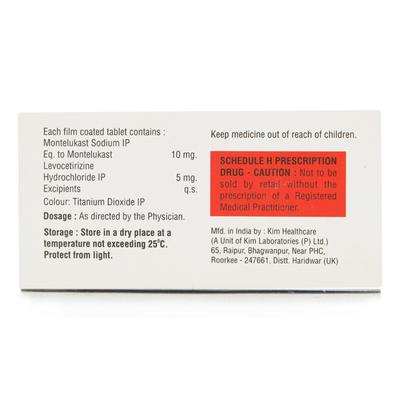 ARGELLA M Tablet 10's - Allergies-Ant