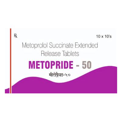 METOPRIDE 50mg Tablet 10's - Hypertension-Bet