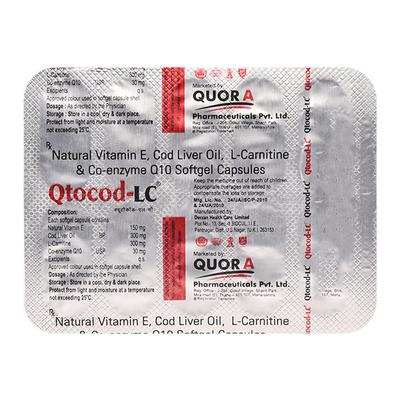 QTOCOD LC Softgel Capsule 10's - Supplements-Vam