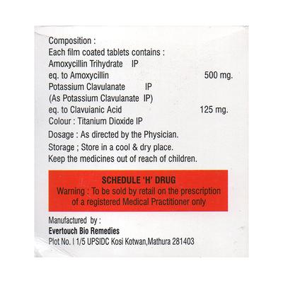 KEDICLAVE 625 Tablet 10's - Bacterial Infections-Pen