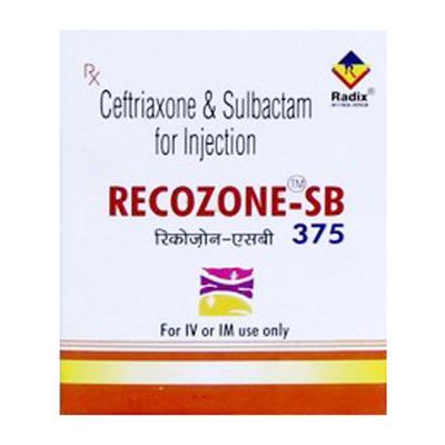 RECOZONE SB 375mg Injection 1's - Bacterial Infections-Cep