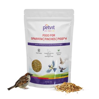 Petvit Food for Sparrows, Finches, Pigeons 1000 gm - Petfood