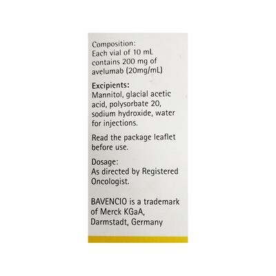 BAVENCIO 200mg Infusion 10ml - Cancer Oncology-Cyt
