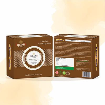 Khadi Veda Lip Balm - Chocolate Crush 10 gm - Lip Balms
