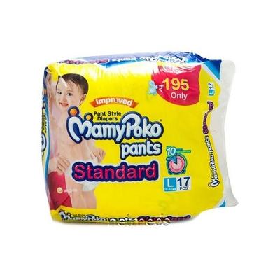 MamyPoko Pants Standard (L) 17's - Diapers & Wipes