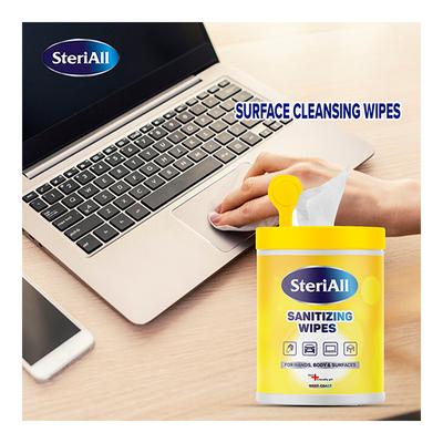 SteriAll Sanitizing Wipes (Pack of 2 x 50's) - Hand Sanitizer