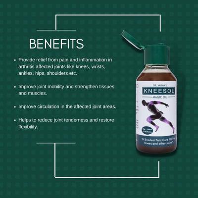 Dr. Varma's Kneesol Magic Oil (Pack of 3 x 110 ml) - Pain Relief (Ayush)