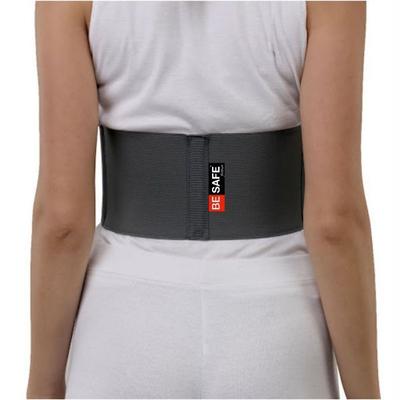 Be Safe Forever Rib Support Chest Binder - Grey (XL) - Abdomen/Neck/Arm/Elbow Supports