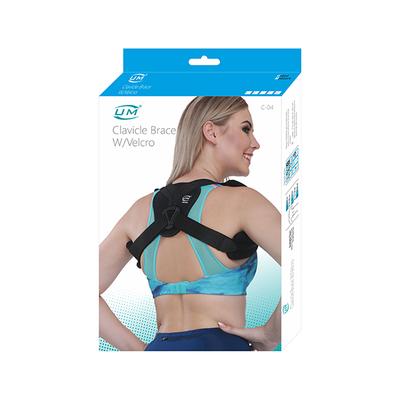 UM Clavicle Brace W/Velcro (C04) (XL) - Back/Abdomen Supports