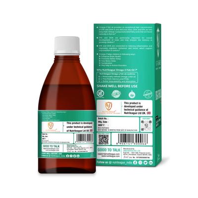 Nutrileague Omega-3 Fish Oil Syrup 150 ml - Multi-Vitamins